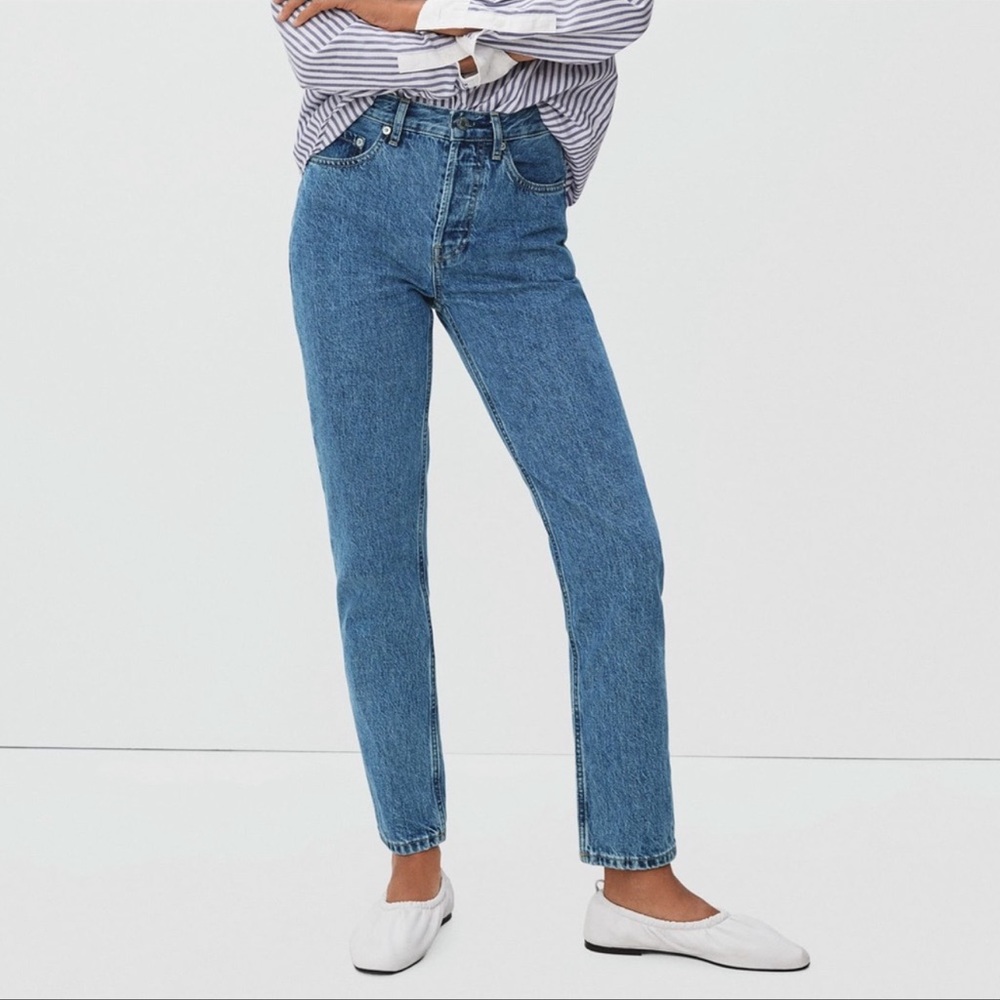 Everlane 90's Cheeky Jean 100% Organic Cotton Y2K Women's Size 27 Regular - Picture 15 of 15
